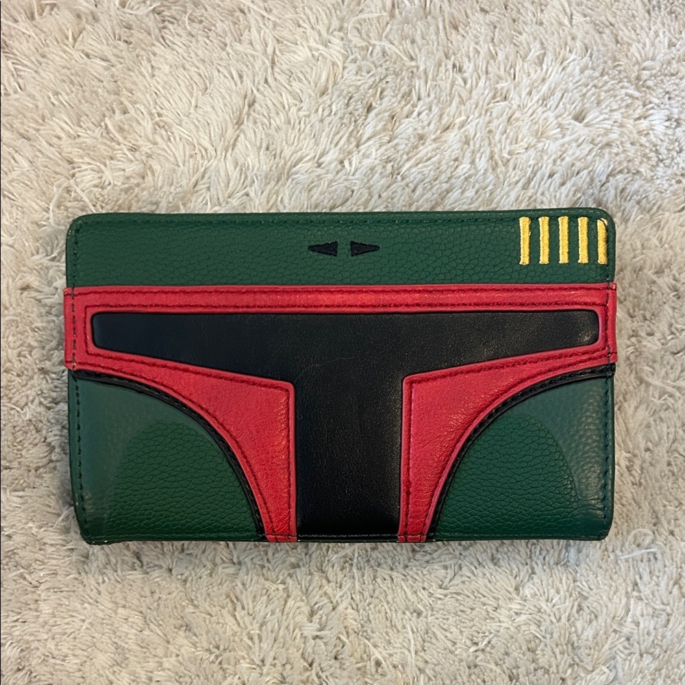 Loungefly Green and Brown Star Wars Wallet (Boba Fett)